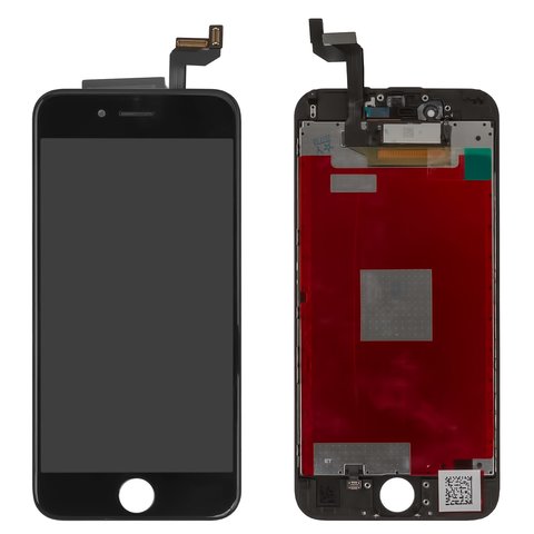 Дисплей для iPhone 6S, черный, с рамкой, Copy, Tianma