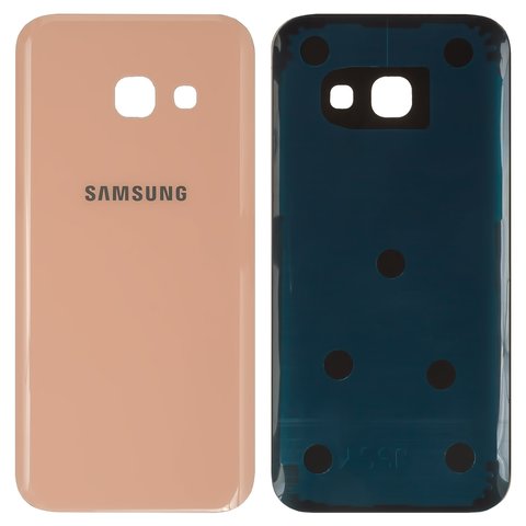 Задня панель корпуса для Samsung A320F Galaxy A3 2017 , A320Y Galaxy A3 2017 , рожева