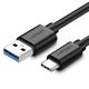 USB кабель UGREEN, USB тип-C, USB 3.0 micro тип-B, 25 см, черный, #6957303828807