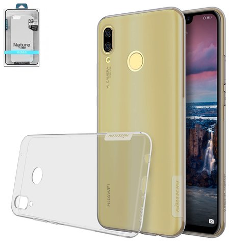 Чохол Nillkin Nature TPU Case для Huawei Nova 3, сірий, прозорий, Ultra Slim, силікон, #6902048162341