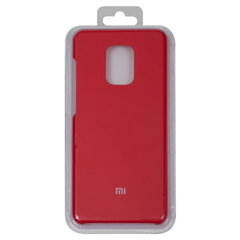 Чехол для Xiaomi Redmi Note 9 Pro, Redmi Note 9S, красный, Original Soft Case, силикон, red 14 , M2003J6B2G, M2003J6A1G