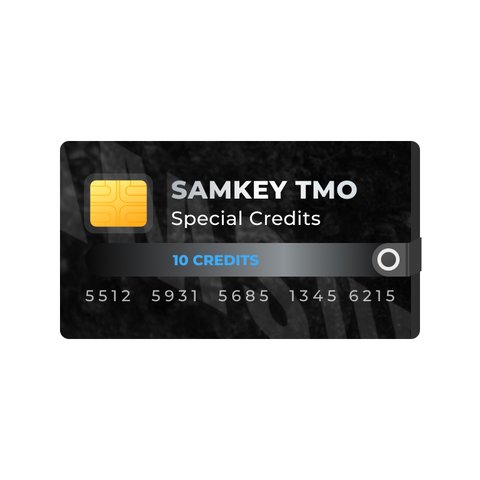 Спеціальні кредити Samkey TMO 10 кредитів 