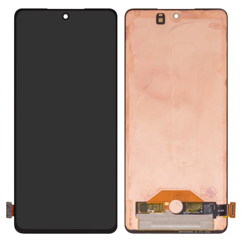 Дисплей для Samsung M526 Galaxy M52, чорний, без рамки, Оригінал переклеєне скло 