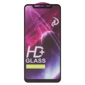 Защитное стекло для Xiaomi Mi 8, Mi 8 Pro, совместимо с чехлом, без упаковки , черный