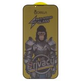 Захисне скло Gorilla для Apple iPhone 13, iPhone 13 Pro, iPhone 14, сумісне з чохлом, Full Glue, Anti-Static, Anti-Peeping, чорний