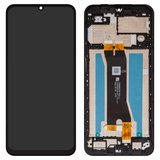 Дисплей для ZTE Blade A35, Blade A55, черный, с рамкой, Original (PRC), JTD068037X0-FPCA_A, FPC-T67PTS13V3F, LM5C4180F0-B1