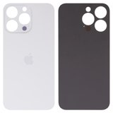 Задняя панель корпуса для iPhone 13 Pro, серебристая, белая, не нужно снимать стекло камеры, Original (PRC), Silver, big hole