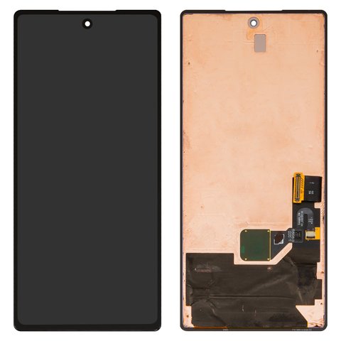 Дисплей для Google Pixel 6, чорний, без рамки, Оригінал переклеєне скло , GB7N6, G9S9B16