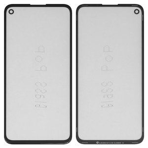 Стекло корпуса G+OCA PRO для Google Pixel 4a, с OCA пленкой, черное