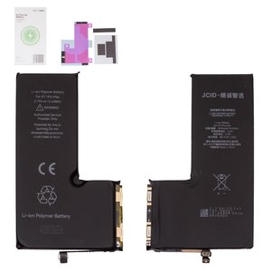 Акумулятор JCID для Apple iPhone 11 Pro Max, Li Polymer, 3,79 В, 3969 мАг, з вбудованим шлейфом, без помилки, no Pop Up