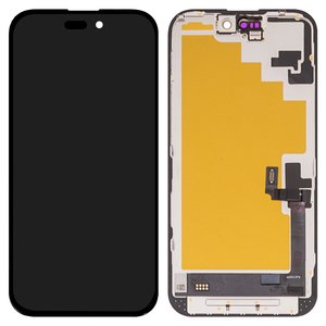 Дисплей Wextom для iPhone 16, черный, с рамкой, High Copy, без ошибки, OLED  soft, diagnosable