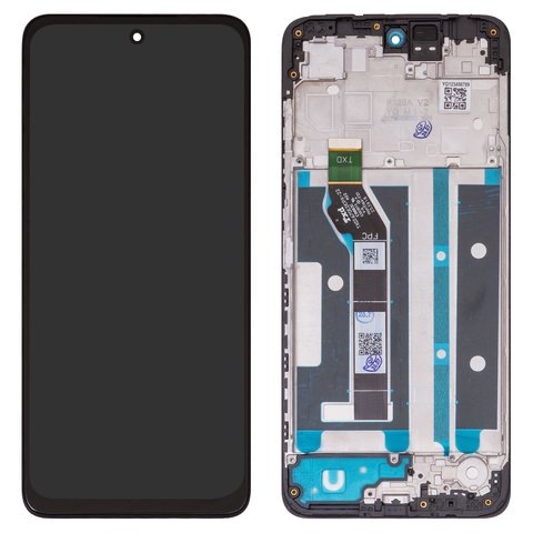Дисплей для Motorola Moto E15, Moto G05, Moto G15, черный, с рамкой, Box , TXDI670EDCPX 22