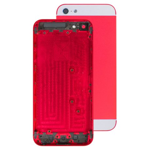 Housing compatible with Apple iPhone 5, red 