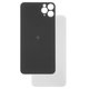 Housing Back Cover compatible with iPhone 11 Pro Max, (white, silver, no need to remove the camera glass, big hole, matte silver)