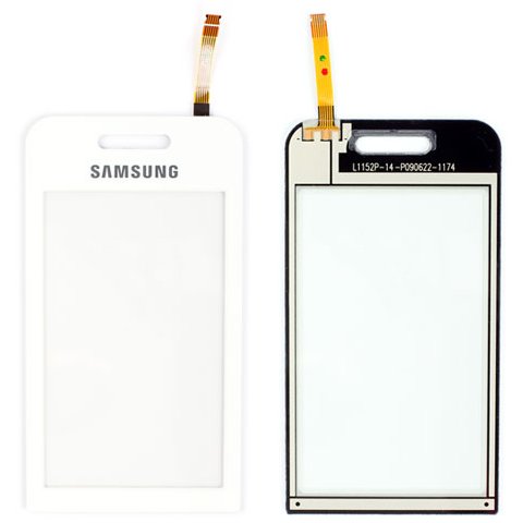 Touchscreen compatible with Samsung S5230 Star, white 