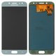 Pantalla LCD puede usarse con Samsung J530 Galaxy J5 (2017), azul claro, sin ajuste de brillo, sin marco, Copy, (TFT)