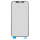 Стекло корпуса для iPhone XS, черное, Original (PRC)