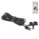USB кабель Baseus Suction Cup Mobile Games, USB тип-A, Lightning, 300 см, 1,5 А, черный, #CALXP-E01