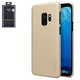 Case Nillkin Super Frosted Shield compatible with Samsung G960 Galaxy S9, (golden, with support, matt, plastic) #6902048153738