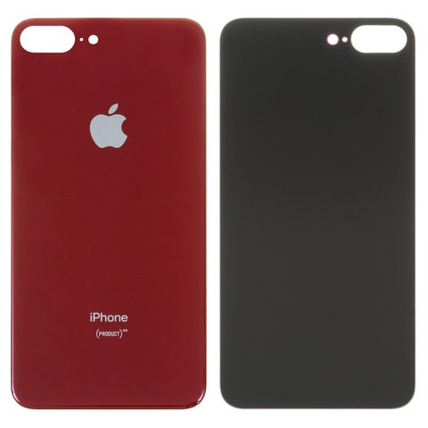 Panel trasero de carcasa puede usarse con iPhone 8 Plus, roja, no es necesario desmontar la cámara, big hole