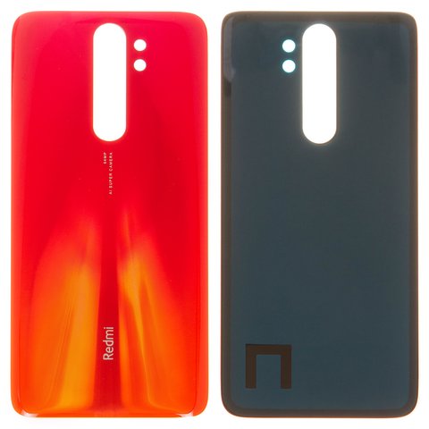 Panel trasero de carcasa puede usarse con Xiaomi Redmi Note 8 Pro, anaranjada, M1906G7I, M1906G7G