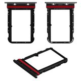 SIM Card Holder compatible with Xiaomi Mi Note 10 Lite, (black, M2002F4LG)