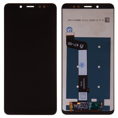 LCD compatible with Xiaomi Redmi Note 5, black, without frame, Copy, In Cell, TFT  