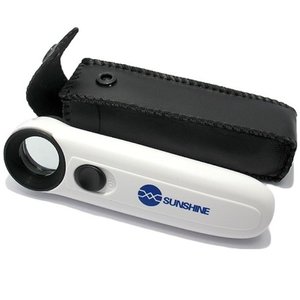 Handheld Magnifier Sunshine MG6B 1B, with backlight, 40X 
