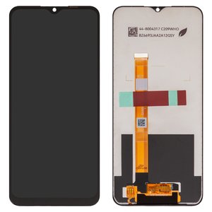 Pantalla LCD puede usarse con Realme C21Y, C25Y, negro, sin marco, Box , RMX3261, RMX3263, RMX3265, RMX3268, RMX3269, LM5C3653F0 A1, SKI651 C99 V0.1, SKI651 C99 V0.2