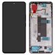Pantalla LCD puede usarse con Xiaomi Poco X6, Redmi Note 13 Pro 5G, negro, con marco, Original (PRC), (Midnight Black)