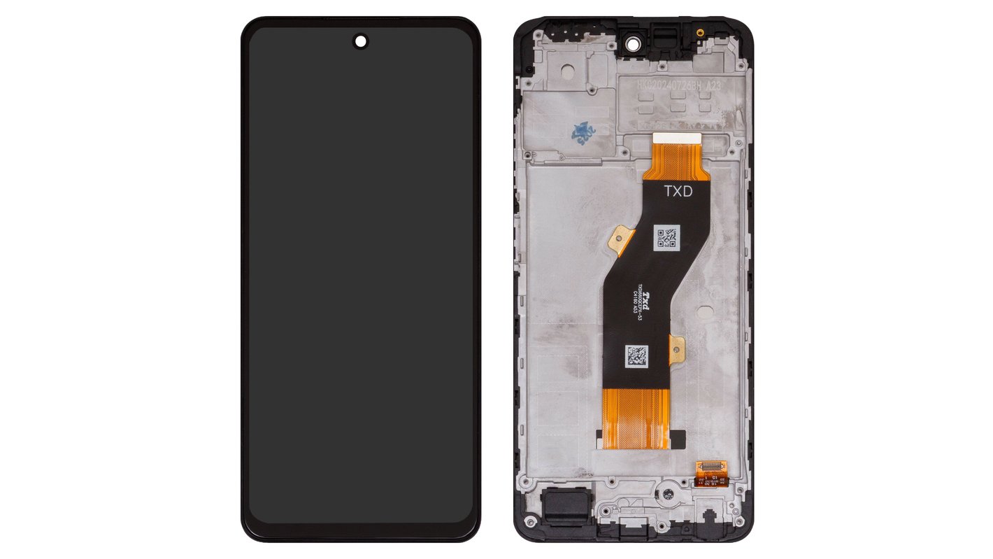 Pantalla LCD puede usarse con Infinix Hot 40i (X6528B), negro, con