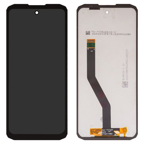 Pantalla LCD puede usarse con Doogee Fire 6, Fire 6 Power, negro, sin marco, High Copy, FPC QCGM656IKF0012G V01