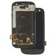 LCD compatible with Samsung I9300 Galaxy S3, (gray, original (change glass) )