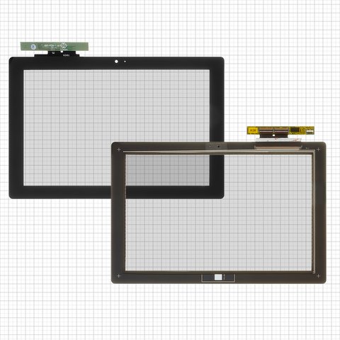 Touchscreen compatible with China Tablet PC 10,1"; Prestigio Multipad Visconte 10.1 PMP810FWH , black, 254 mm, 12 pin, 168 mm, capacitive, 10,1"  #10A01 FPC 1 10I10 PCBA 1 A0