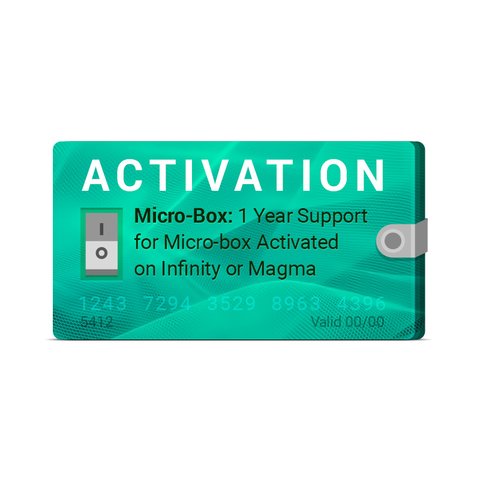 Micro Box: 1 Year Support Activation for Micro box Activated on Infinity or Magma