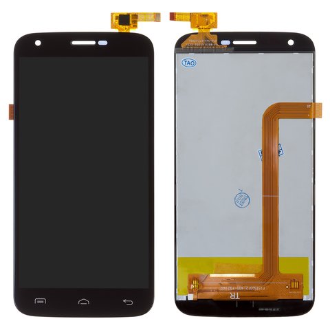 LCD compatible with Doogee Y100 Pro, black 