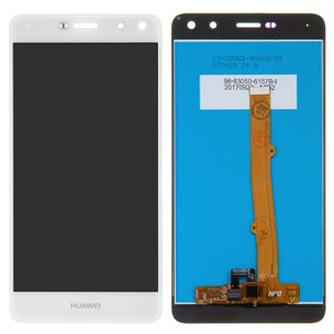 LCD compatible with Huawei Honor 6 Play, Nova Young, Y6 (white, without frame, Original (PRC), MYA-L11/MYA-L41) - GsmServer