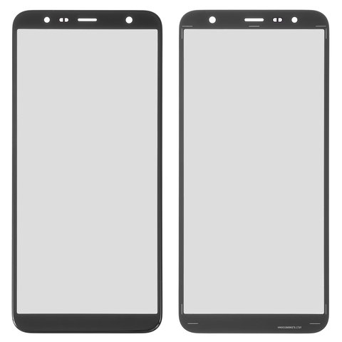 Housing Glass compatible with Samsung J415F Galaxy J4+, black 