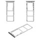 SIM Card Holder compatible with Samsung A325 Galaxy A32, (white)