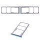 SIM Card Holder compatible with Xiaomi Redmi Note 10 Pro, (blue, M2101K6G, glacier blue)