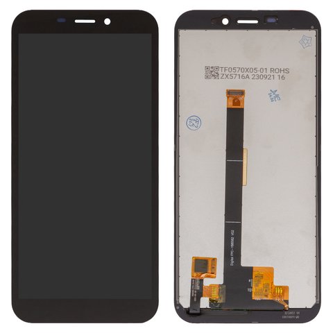 LCD compatible with Ulefone Armor X8, Armor X8i, black, without frame, original change glass