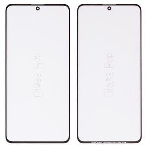 Housing Glass G+OCA PRO compatible with Xiaomi Poco F5 Pro, Redmi K60, Redmi K60 Pro, with OCA film, black 