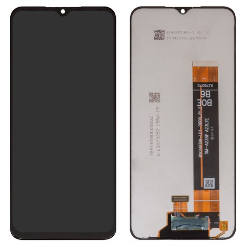 LCD compatible with Samsung A235 Galaxy A23, black, without frame, Box