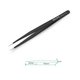 Mounting Tweezers RELIFE ESD-11, (straight, antistatic, 140 mm, black)