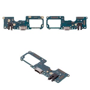 Flat Cable compatible with Realme 7 Pro, headphone connector, charge connector, with microphone, Copy, charging board 