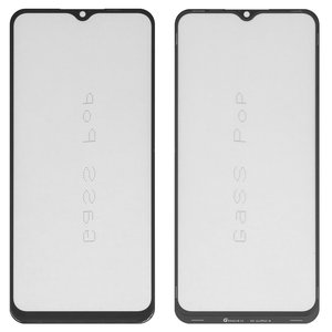 Стекло корпуса G+OCA PRO для Oppo A31, A5 2020 , A9 2020 , с OCA пленкой, черное