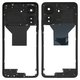 Housing Middle Part compatible with Xiaomi Redmi 13C, (black)