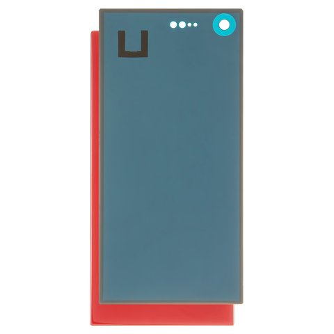 Panel trasero de carcasa puede usarse con Sony G8141 Xperia XZ Premium, G8142 Xperia XZ Premium Dual, roja