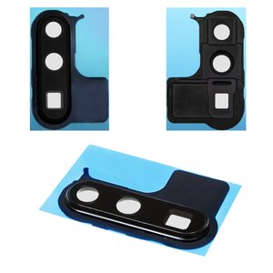 Vidrio de cámara puede usarse con Huawei P30 Pro, negro, con marcos