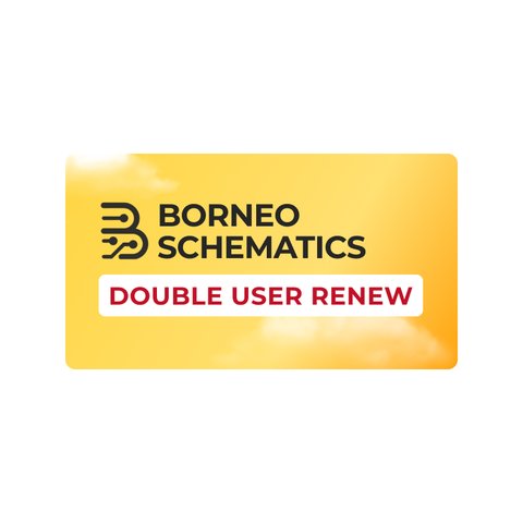 Renovación de activación Borneo Schematics 2 usuarios 12 meses 